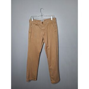 Barbour UtilityClothing TanChinos Cotton RegularFit Pants Men 32 Measures 30.5